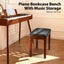 Modern Piano Keyboard Stool Wooden Chair Bench Carousel 7