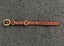 DOG COLLAR REAL LEATHER GOLD/SILVER STUDS Med/Sml Carousel 3