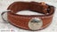 DOG COLLAR WESTERN STYLE REAL LEATHER SMALL & MED - FREE SHIPPING Carousel 7