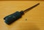 Vintage Slotted Screwdriver. A blue Rubber type Handle. Removeable Handle. Carousel 2