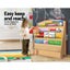 Keezi 5 Tiers Kids Bookshelf Magazine Shelf Rack Organiser Bookcase Display Carousel 4