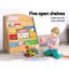 Keezi 5 Tiers Kids Bookshelf Magazine Shelf Rack Organiser Bookcase Display Carousel 5