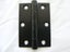 Box of 50 Pairs (100 Hinges) - Matt Black - 85mmx60mm (incl Screws) Carousel 6