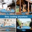 Pawz Pet Cooling Mat Dog Cat Gel Non-Toxic Bed Pillow Self-cool Summer Pad XL Carousel 9