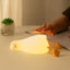 Lying Flat Duck Night Light LED Squishy Duck Lamp Silicone Touch Light Lamp Carousel 2
