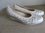PITILLOS, STYLISH WHITE/GREY TWO-TONE MED WEDGE HEELS, SZ 9/10 (41) Carousel 1