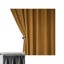 Hod Health And Home 150 Centimetre Mustard High Quality Modern Velvet Blackout C Carousel 4