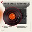 Record Player Briefcase with BT in/out - Black Carousel 12
