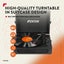 Record Player Briefcase with BT in/out - Black Carousel 13