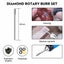 NEW new Masonry Carving Set Polishing Diamond Burrs Rotary Tool*Hot SALE Carousel 4