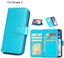 Alcatel 3 Case triple wallet leather case 9 card slots Carousel 1