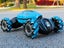 Stunt Car 2.4G Mini Gesture Induction Twist Electric Watch Remote Car Toy Blue Carousel 4