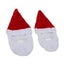 santa hat with beard xmas holiday hat santa hat adult xmas hat with beard 2pcs Carousel 7