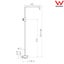8 inch Twin Shower Set Top/Bottom Water Inlet Carousel 11