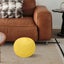 COMFEYA Premium Cotton Round Foot Stool - Yellow Carousel 5
