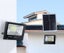 200W Solar Flood Light LED Solar Street Light Wall Lamp Remote Control Carousel 8