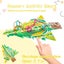 Silicone Sensory Activity Board - Toddler Development & Learning Toy-Camouflage Carousel 5