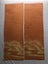 Vintage Japanese Woven Silk Kimono Panels X2 Fabric Pieces Orange Cloud Print Carousel 6