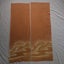 Vintage Japanese Woven Silk Kimono Panels X2 Fabric Pieces Orange Cloud Print Carousel 15