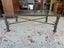 A Quality Bronze Patinated Frame Glass Topped Coffee Table Carousel 15