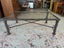 A Quality Bronze Patinated Frame Glass Topped Coffee Table Carousel 16