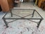 A Quality Bronze Patinated Frame Glass Topped Coffee Table Carousel 2