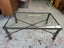 A Quality Bronze Patinated Frame Glass Topped Coffee Table Carousel 18