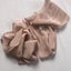 Vintage Japanese Kimono Pink Silk Lining Fabric Pieces X2 Carousel 11