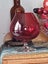 CHERRY RED LARGE ART GLASS Carousel 3