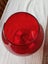 CHERRY RED LARGE ART GLASS Carousel 5