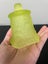 Vintage Vaseline Uranium Glass Votive Candle Holder Carousel 8