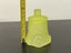 Vintage Vaseline Uranium Glass Votive Candle Holder Carousel 11