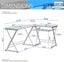 Corner Glass Computer Table Carousel 3
