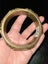 Vintage brass bracelet brown $1 DOLLAR RESERVE Carousel 2