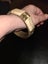 Vintage brass bracelet brown $1 DOLLAR RESERVE Carousel 4