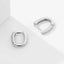 925 Sterling Silver Huggie Earrings "Debbie" Carousel 4