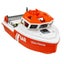TX694 1/34 2.4G Brushless RC rescue jet boat - White Carousel 4
