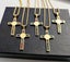(18K Gold Filled) Saint Benedict Crystal Pendant Necklace NSS13ZX-8 Carousel 8