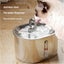 Elosung Beginner Package Stainless Steel Pet Water Fountain With Faucet Flow Usb Carousel 4