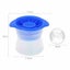 Hod Health & Home 2Pcs Blue Silicone Ice Ball Mold Sphere Cube Maker Mould Jelly Carousel 2