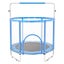 New 55" Trampoline for Kids Mini Toddler Trampoline with Net Indoor Outdoor Carousel 11