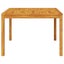 Garden Dining Table 110X110X75 Cm Solid Wood Acacia Tlltlk Carousel 5