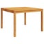Garden Dining Table 110X110X75 Cm Solid Wood Acacia Tlltlk Carousel 6