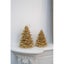 Love Ally Noel Christmas Tree Beeswax Candle Gold Large 21cm Carousel 2