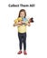 Daniel Tigers Neighborhood Tigey 65 Inch Plush Toy Figure Carousel 3