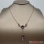 Vintage 9ct Yellow Gold Amethyst & Seed Pearl Necklace Carousel 1