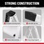 2 Step Ladder Portable Folding Anti-Slip Step Stool Aluminum 150KG Household Carousel 4