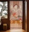 32 Lines Handmade Beaded Wooden Doorway Curtain Wooden Blinds Carousel 4