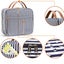 Hanging Cosmetic BagTravel Toiletry Bag Large Capacity Wash Bag-Blue Carousel 2
