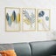 Gold Leaf Metal Wall Decor - Modern Art for Living Room, Office, Bedroom-Style3 Carousel 6